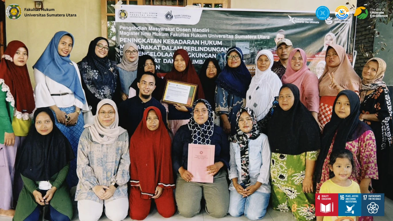 Magister Ilmu Hukum FH USU Tingkatkan Kesadaran Hukum Masyarakat Desa Bandar Khalipah dalam Pengelolaan Limbah Peternakan